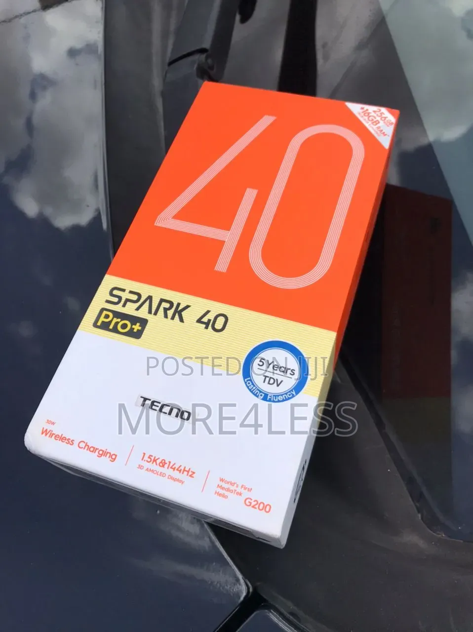 New Tecno Spark 40 Pro+ 256 GB Black