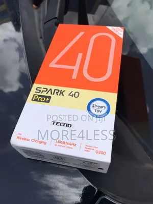 New Tecno Spark 40 Pro+ 256 GB Black