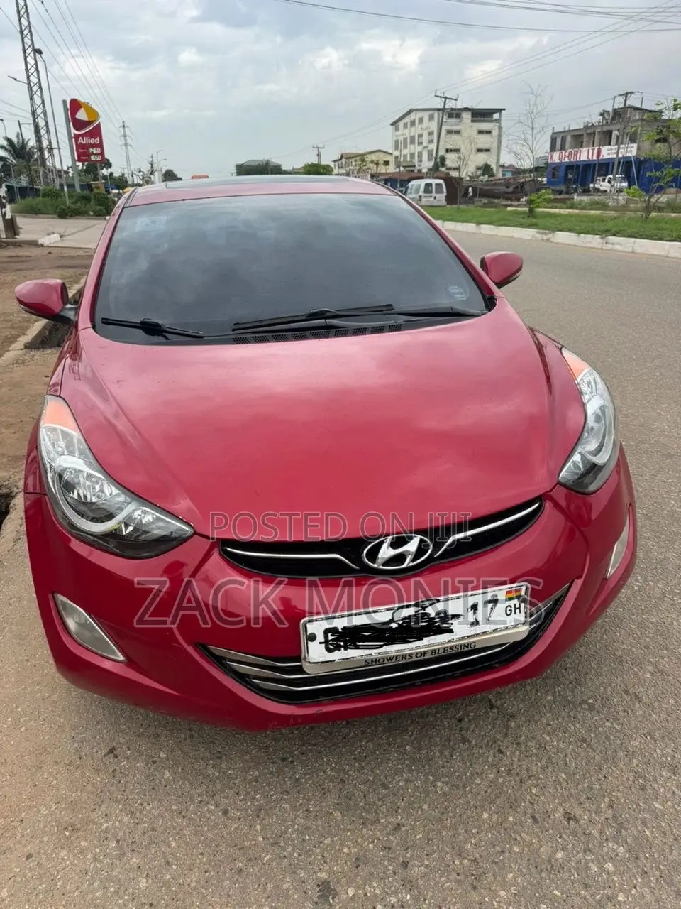 Hyundai Elantra 2013 Red