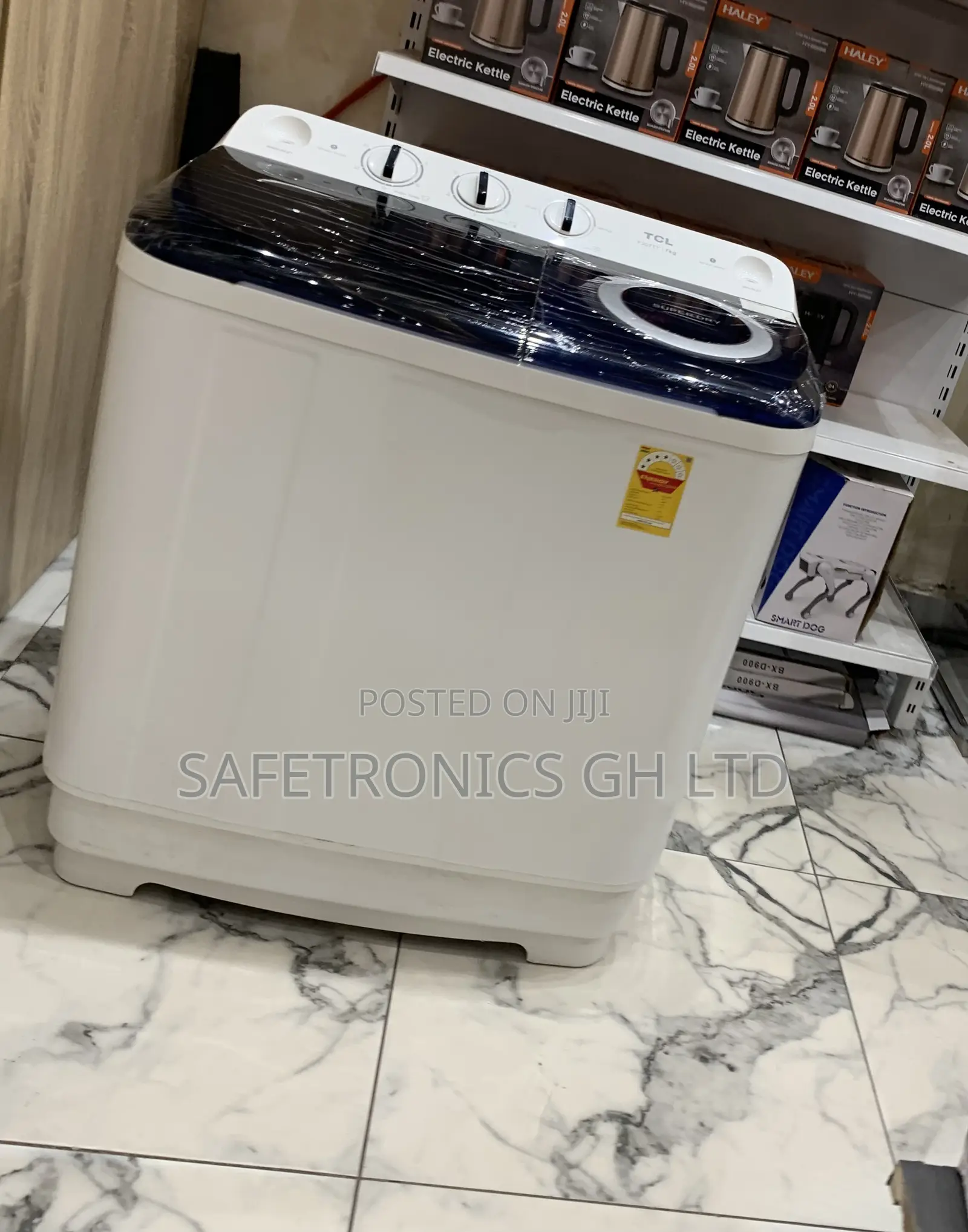 Secure Affordable TCL 11kg Semi-Automatic Washing Machine