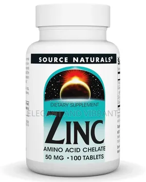 Zinc Amino Acid Chelate - 50mg - 100 Tablets