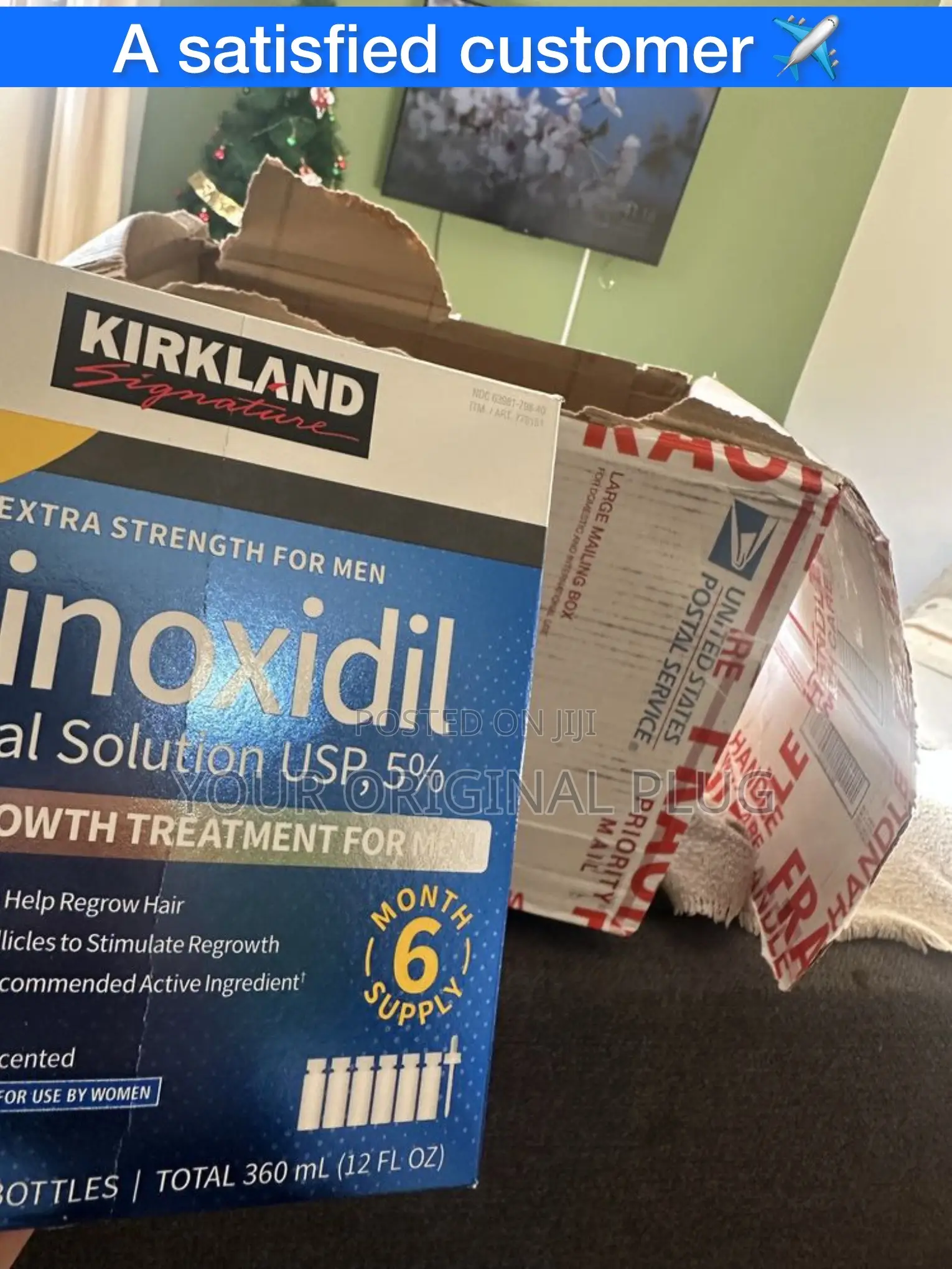 Kirkland Minoxidil 5%, Undiluted Super Effective (Box)