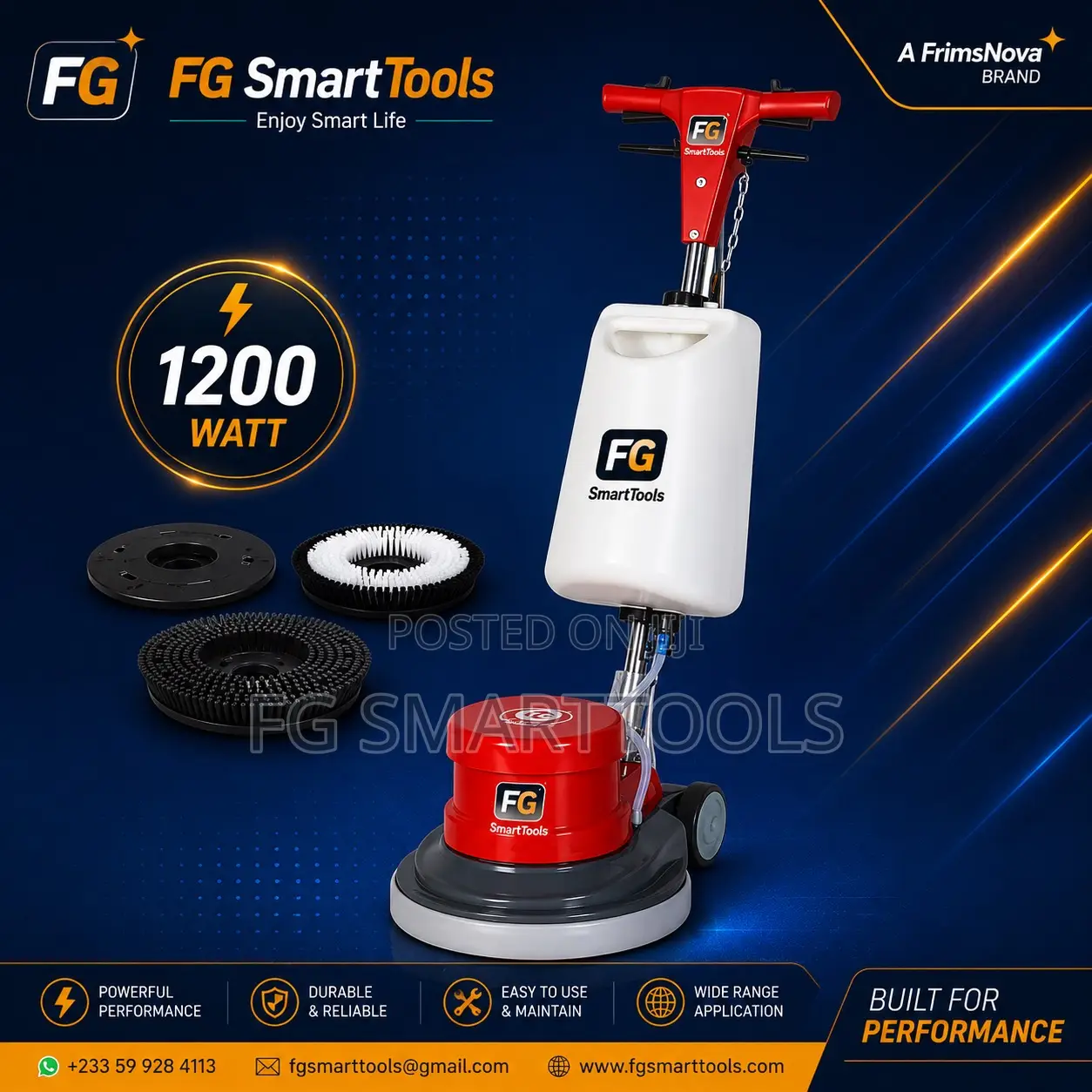 Multipurpose Carpet and Floor Scrubbing Machine