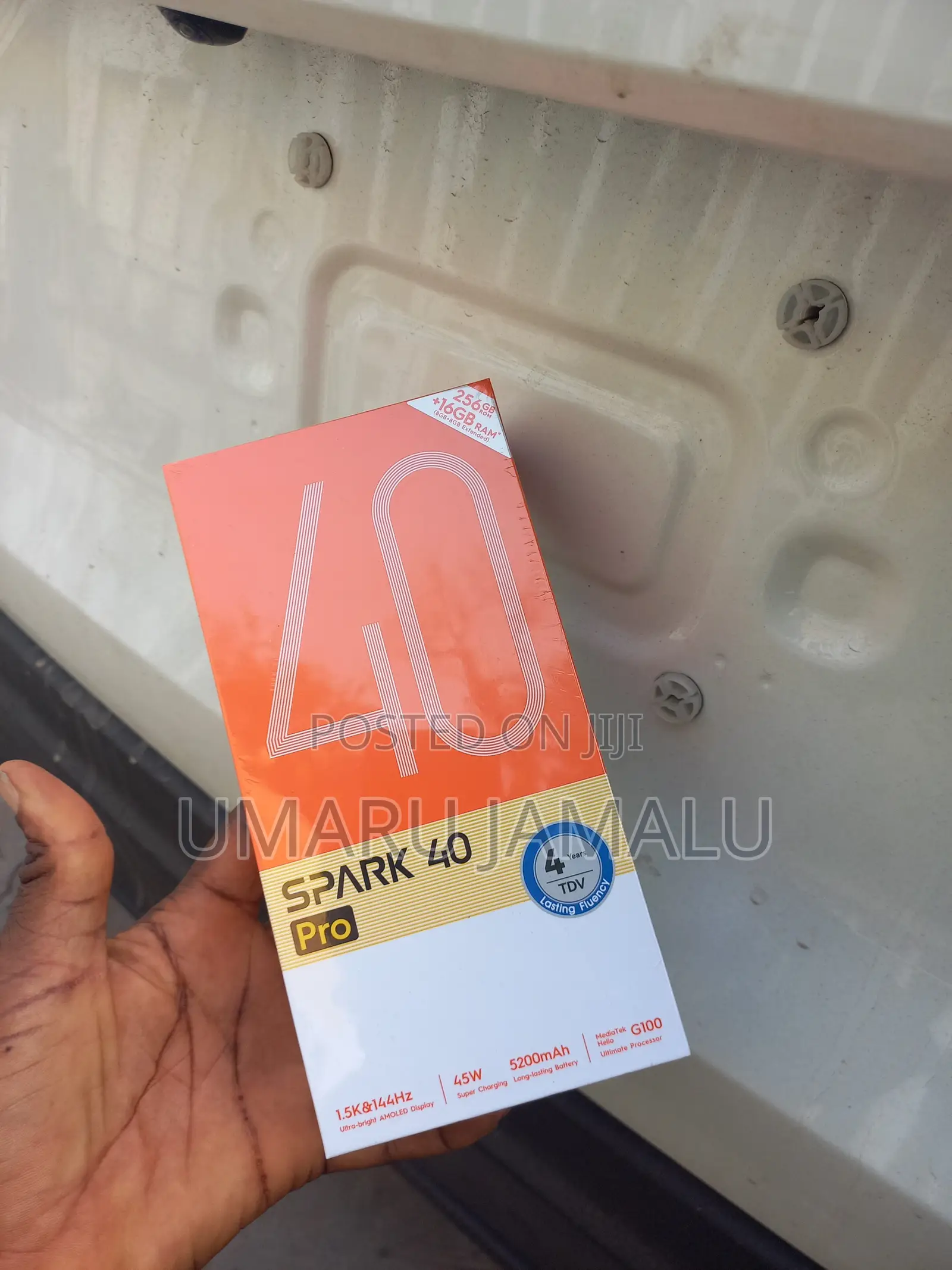 New Tecno Spark 40 Pro 256 GB Black