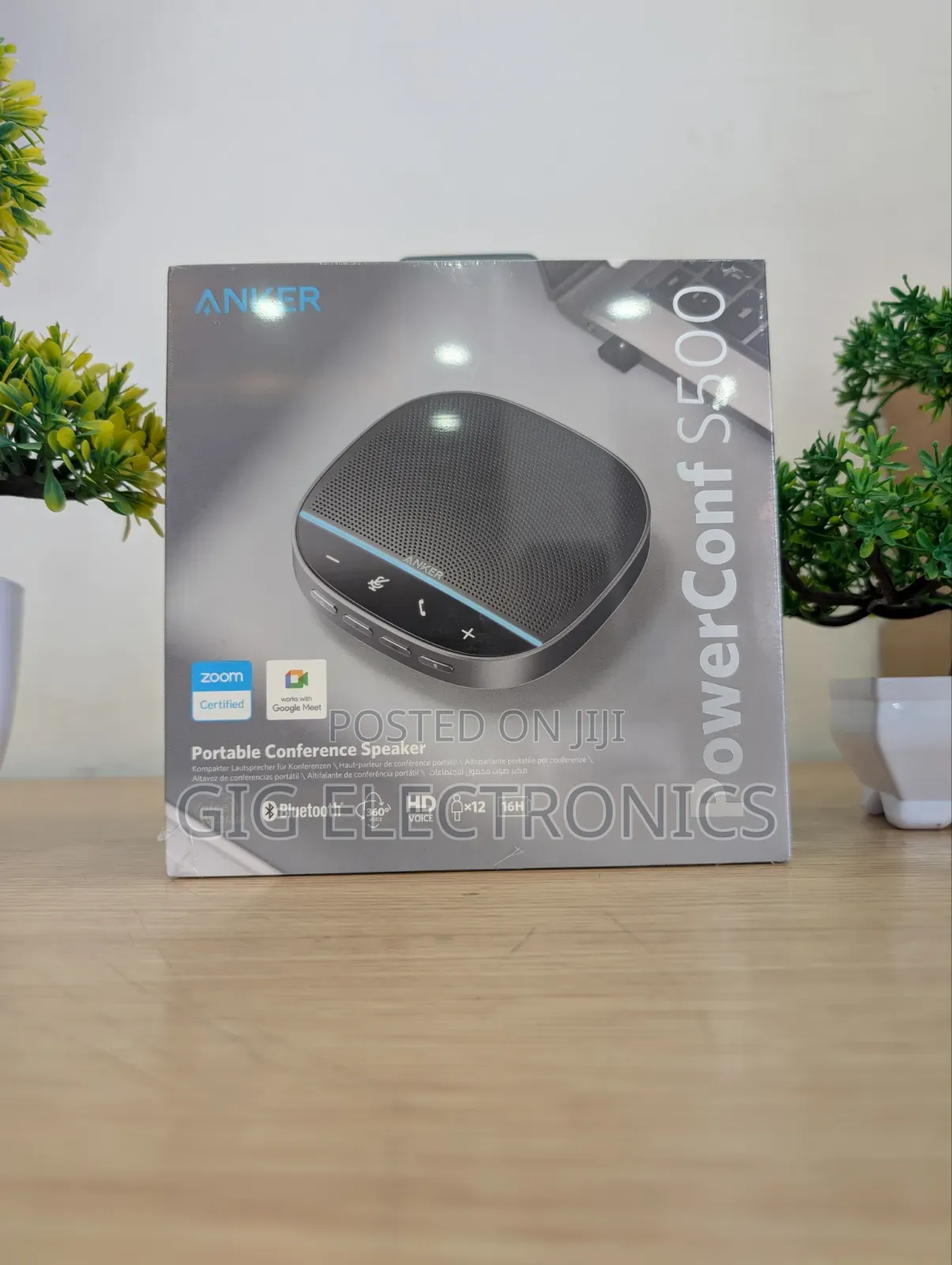 Anker Powerconf Speakerphone With Zoom Rooms and Google Meet