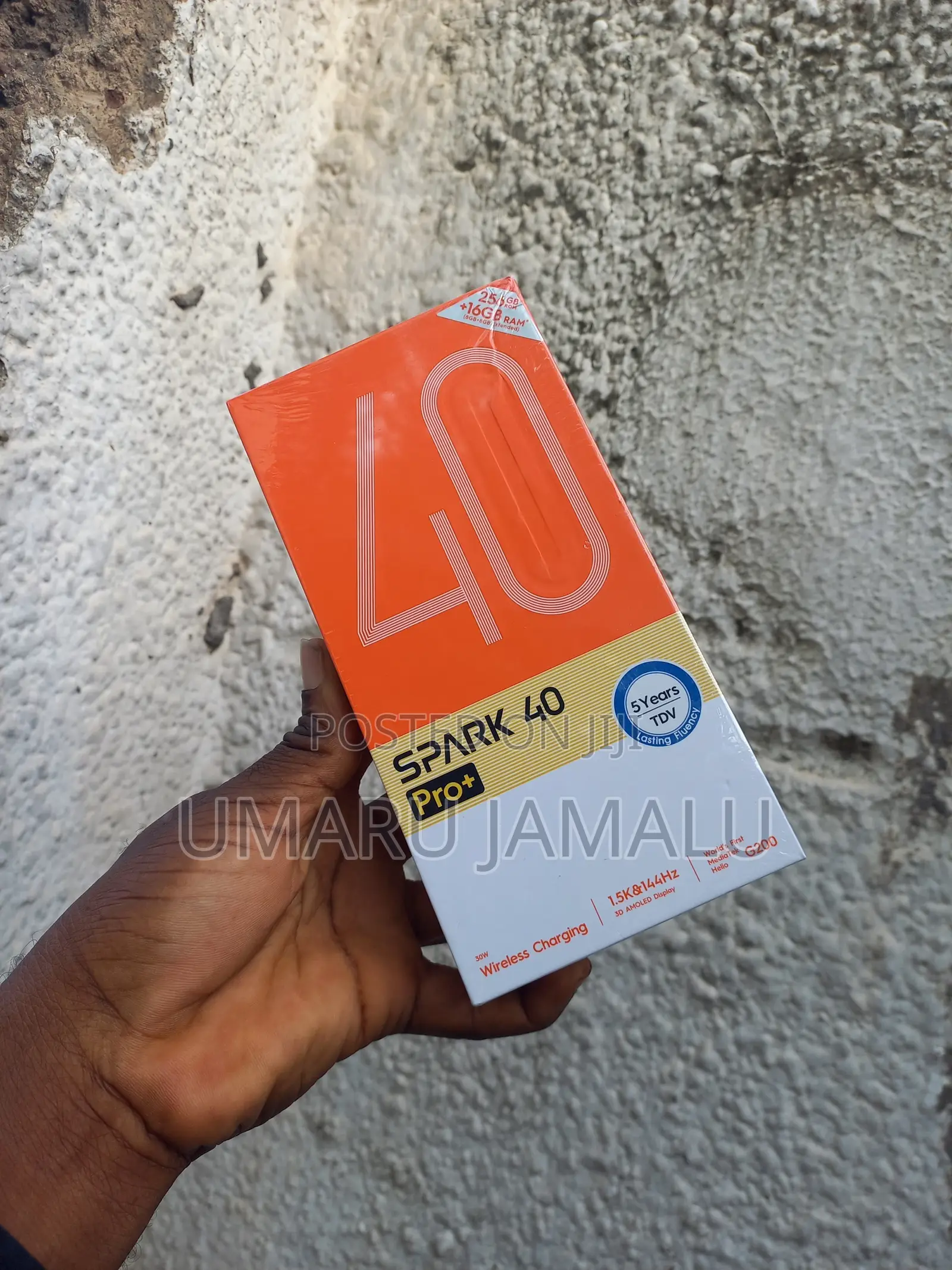 New Tecno Spark 40 Pro+ 256 GB Black