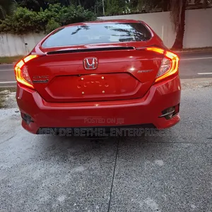 Honda Civic Sport Sedan 2019 Red