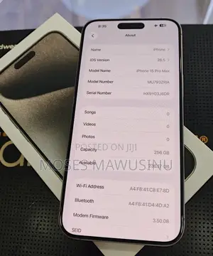 Apple iPhone 15 Pro Max 256 GB Gray