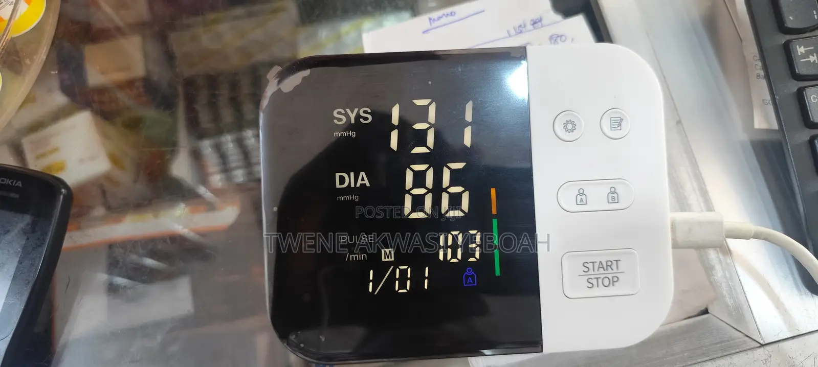 Digital Arm Blood Pressure Monitor