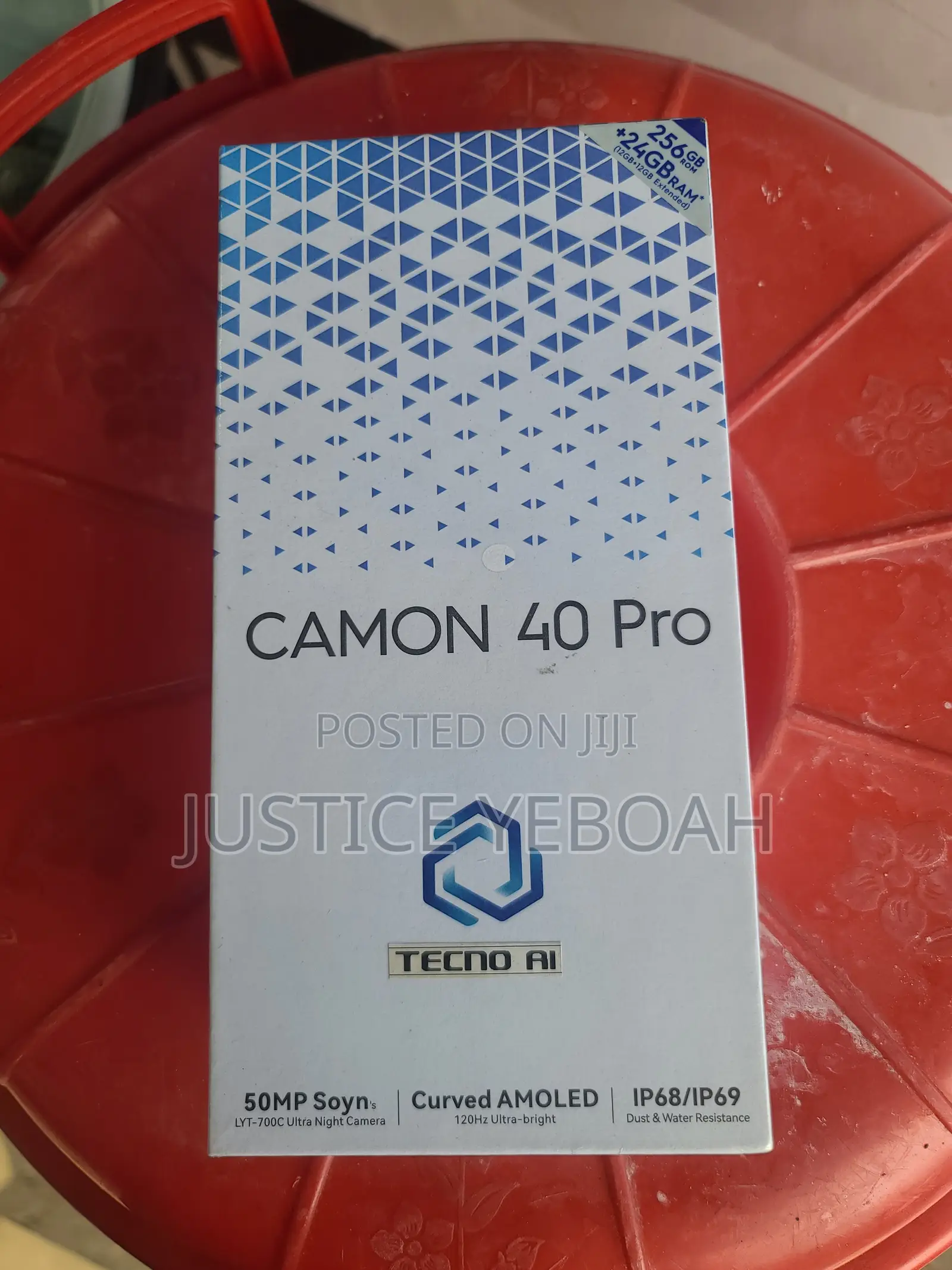 New Tecno Camon 40 Pro 5G 256 GB Black