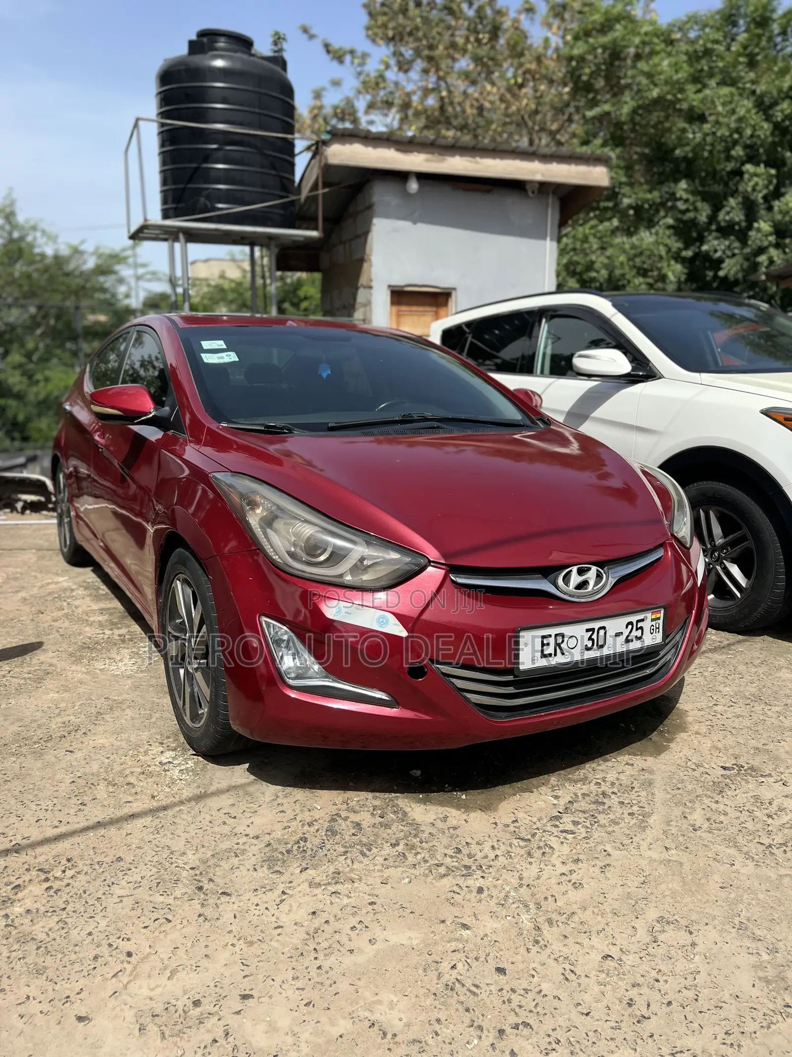 Hyundai Elantra 2014 Red