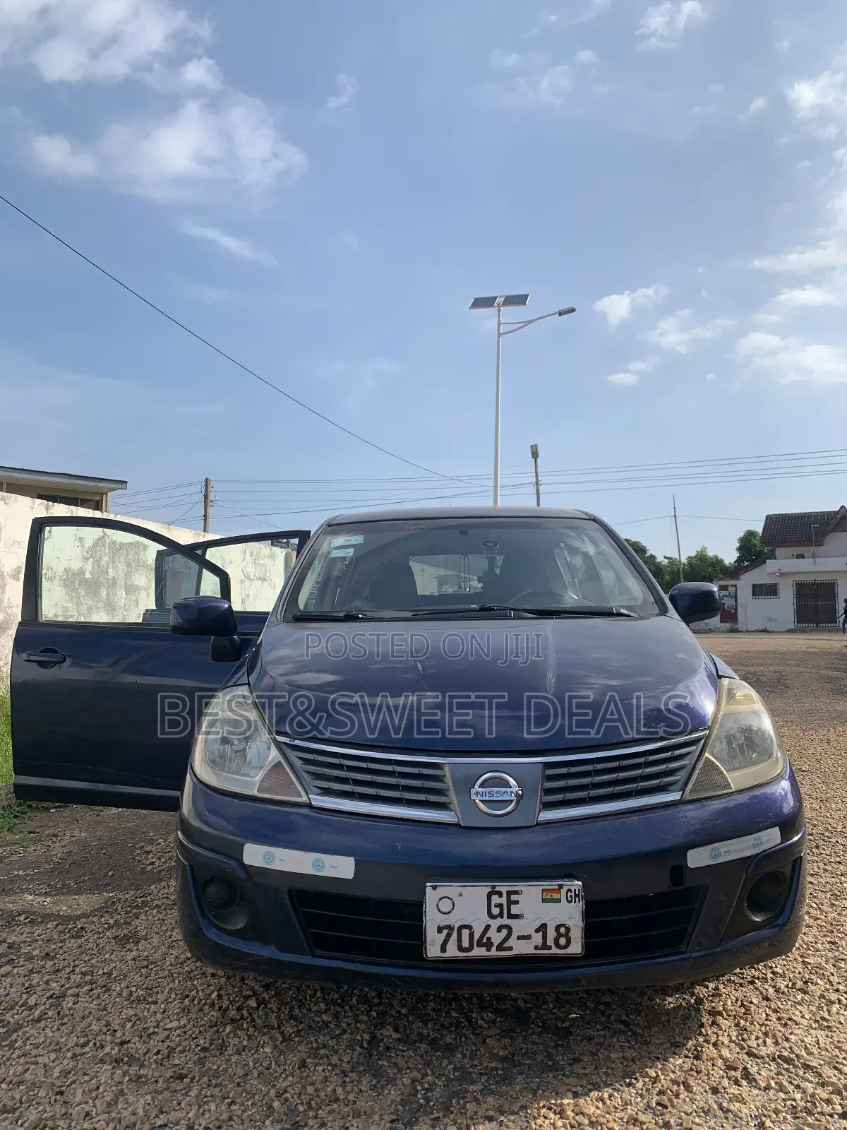 Nissan Versa 1.8 S 2007 Blue