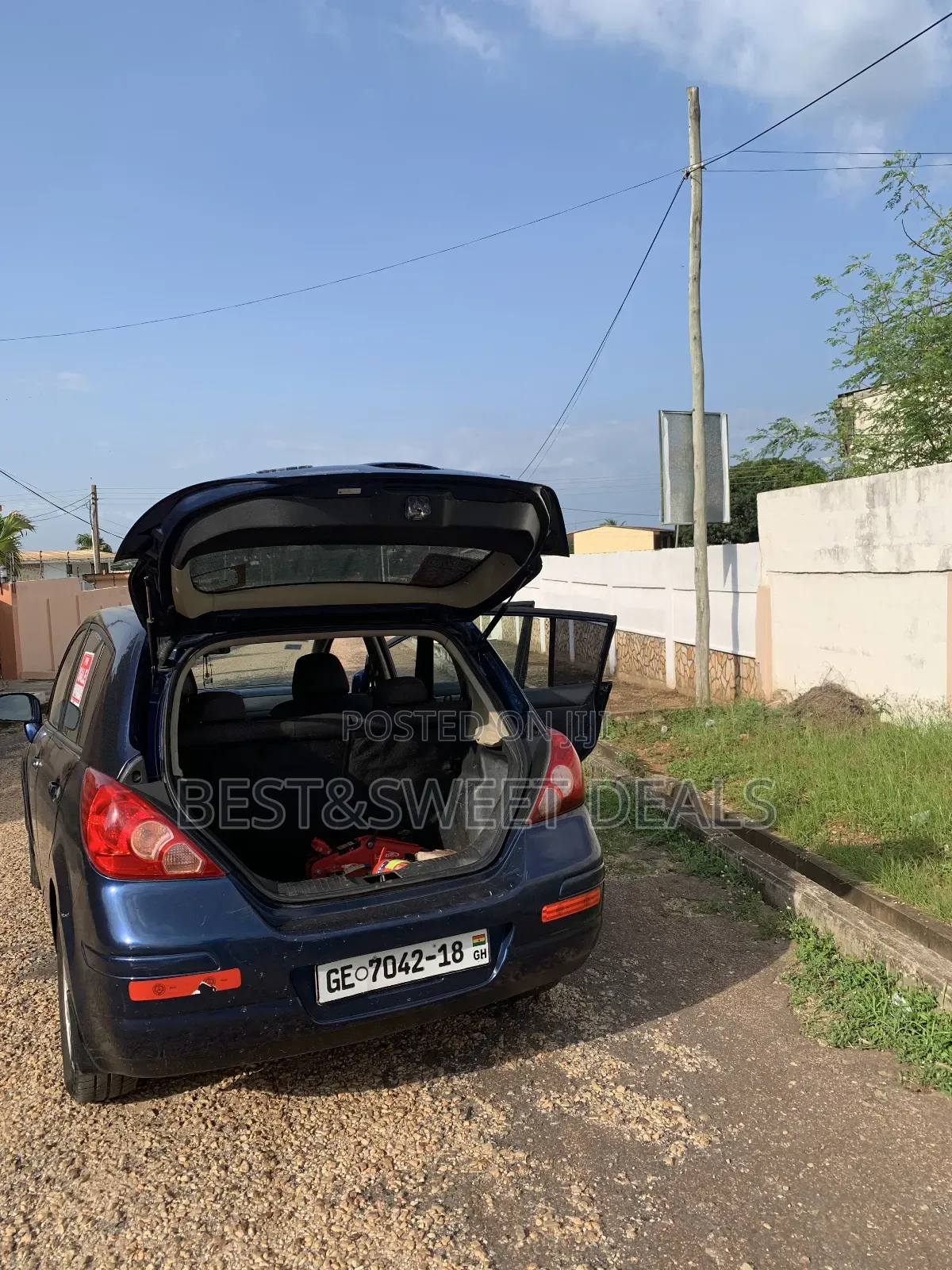 Nissan Versa 1.8 S 2007 Blue