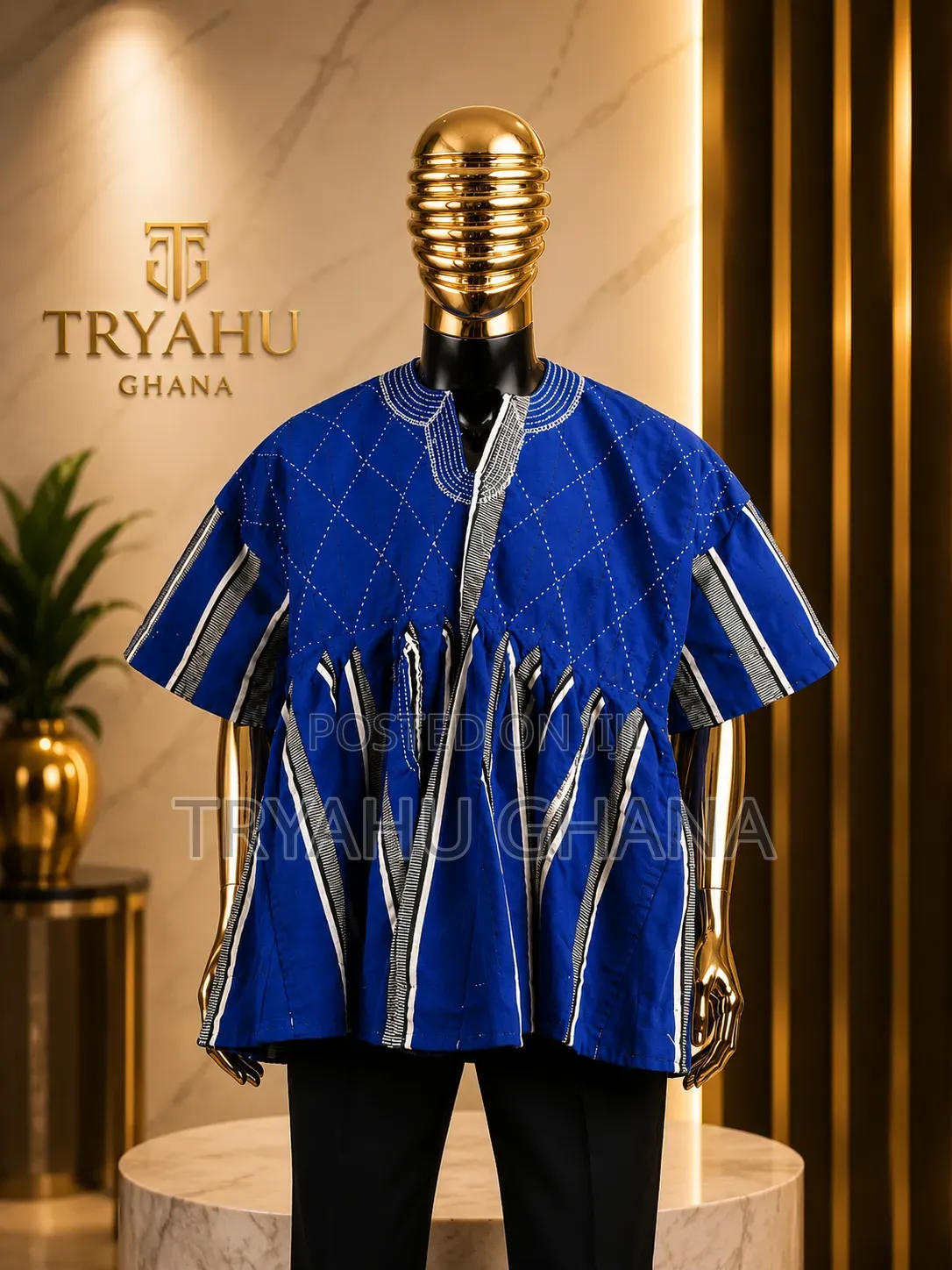 Best Smock Designs in Ghana | Executive Fugu Batakari
