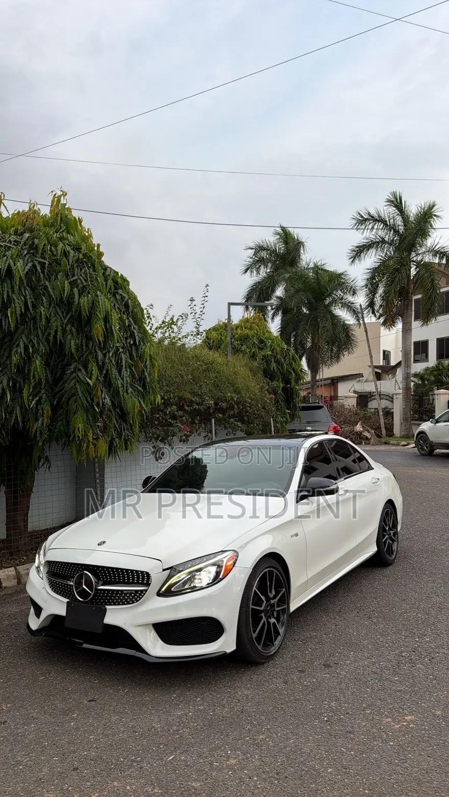 Mercedes-Benz C43 4Matic Sedan AWD (3.0L V6 9AM) 2018 White