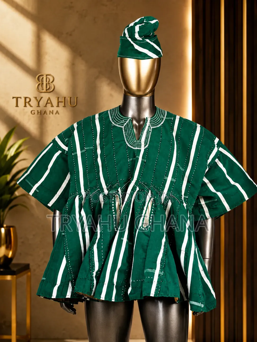 Shop Timeless Elegance of Ghanaian Smocks at Tryahu