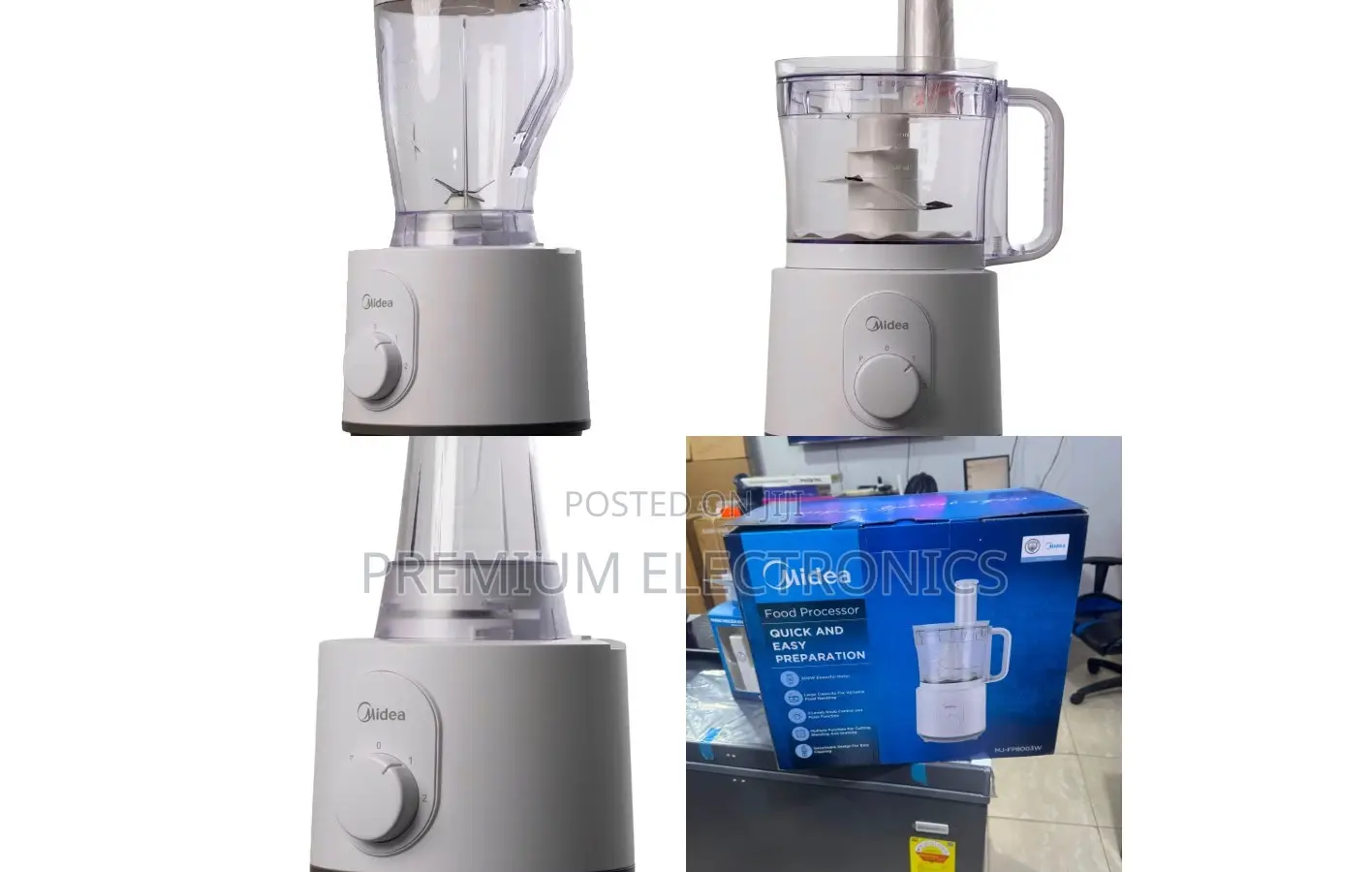 Midea 800w 1.5hp Multi-Function Blender | Food Processor Mj‐Fp8003w