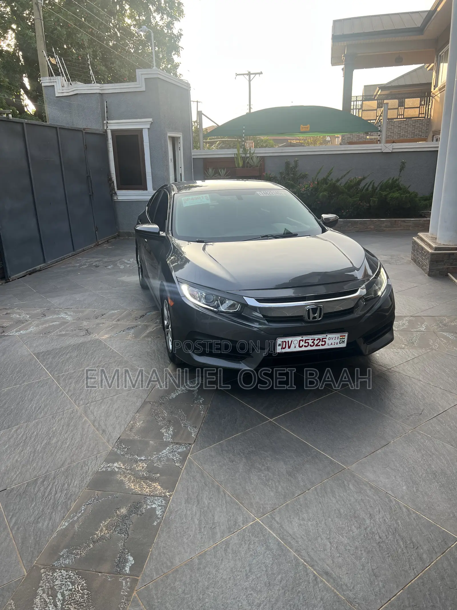 Honda Civic LX 4dr Sedan (2.0L 4cyl) 2016 Matt Black