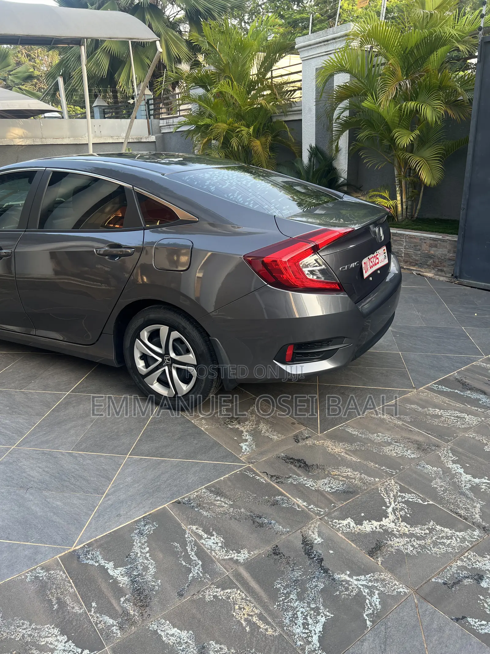 Honda Civic LX 4dr Sedan (2.0L 4cyl) 2016 Matt Black
