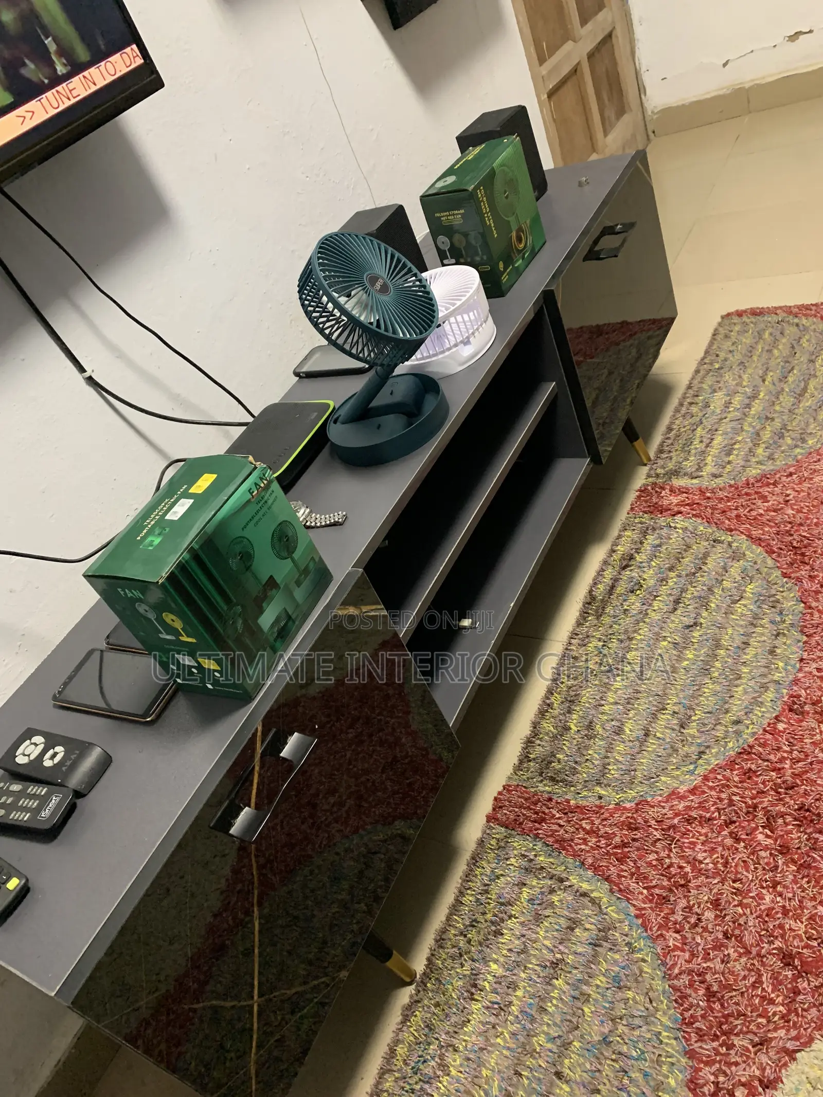 Tv Console (With Panels)