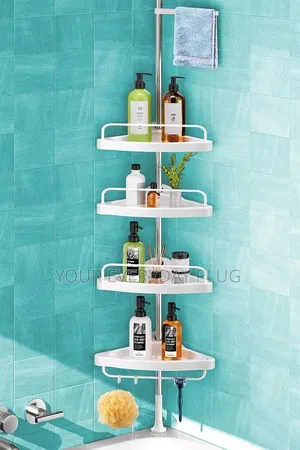 4 Tier Corner Bathroom Racks