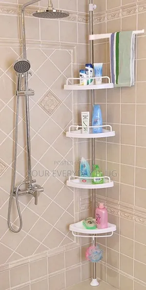 4 Tier Corner Bathroom Racks