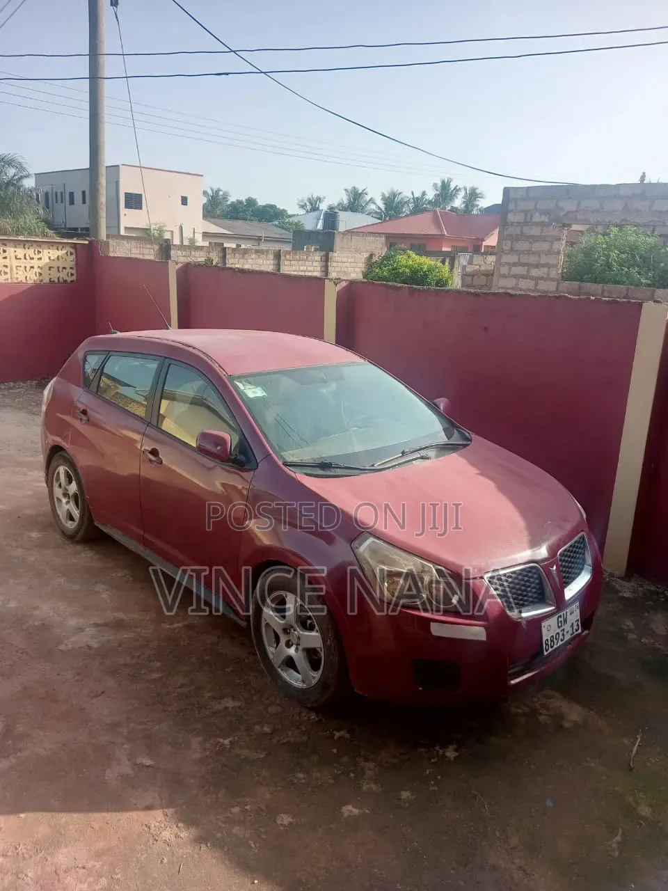Pontiac Vibe 1.8L 2009 Red
