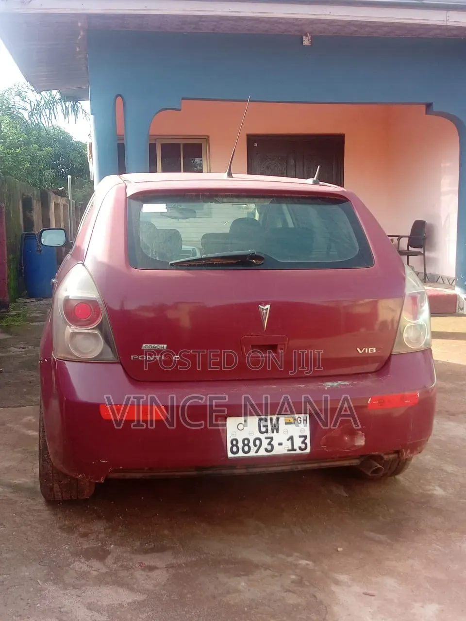Pontiac Vibe 1.8L 2009 Red