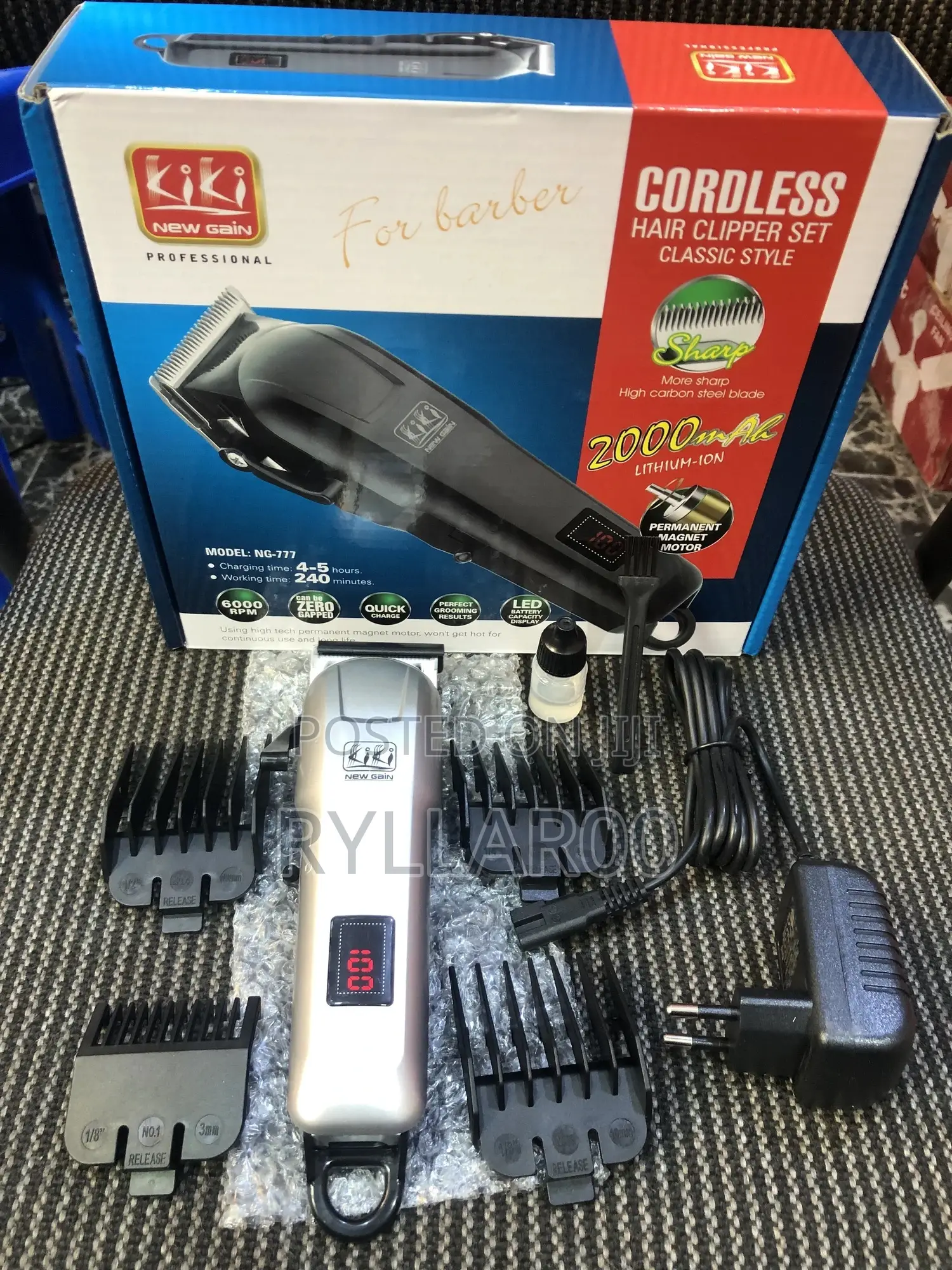 Kiki Rechargeable Hair Clipper