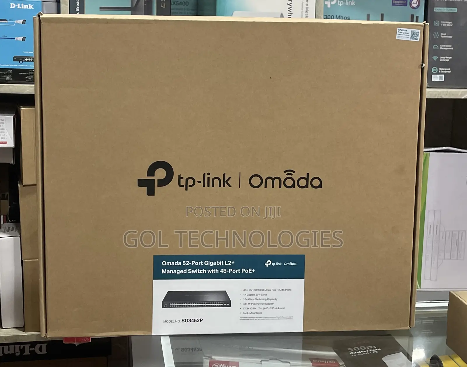 Tp- Link Omada 52-Port Gigabit L2+ Managed Switch With 48-Port Poe+
