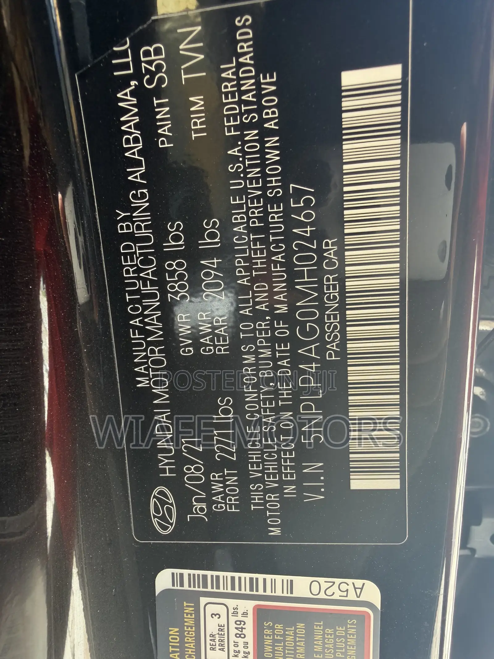 Hyundai Elantra Limited 2022 Black