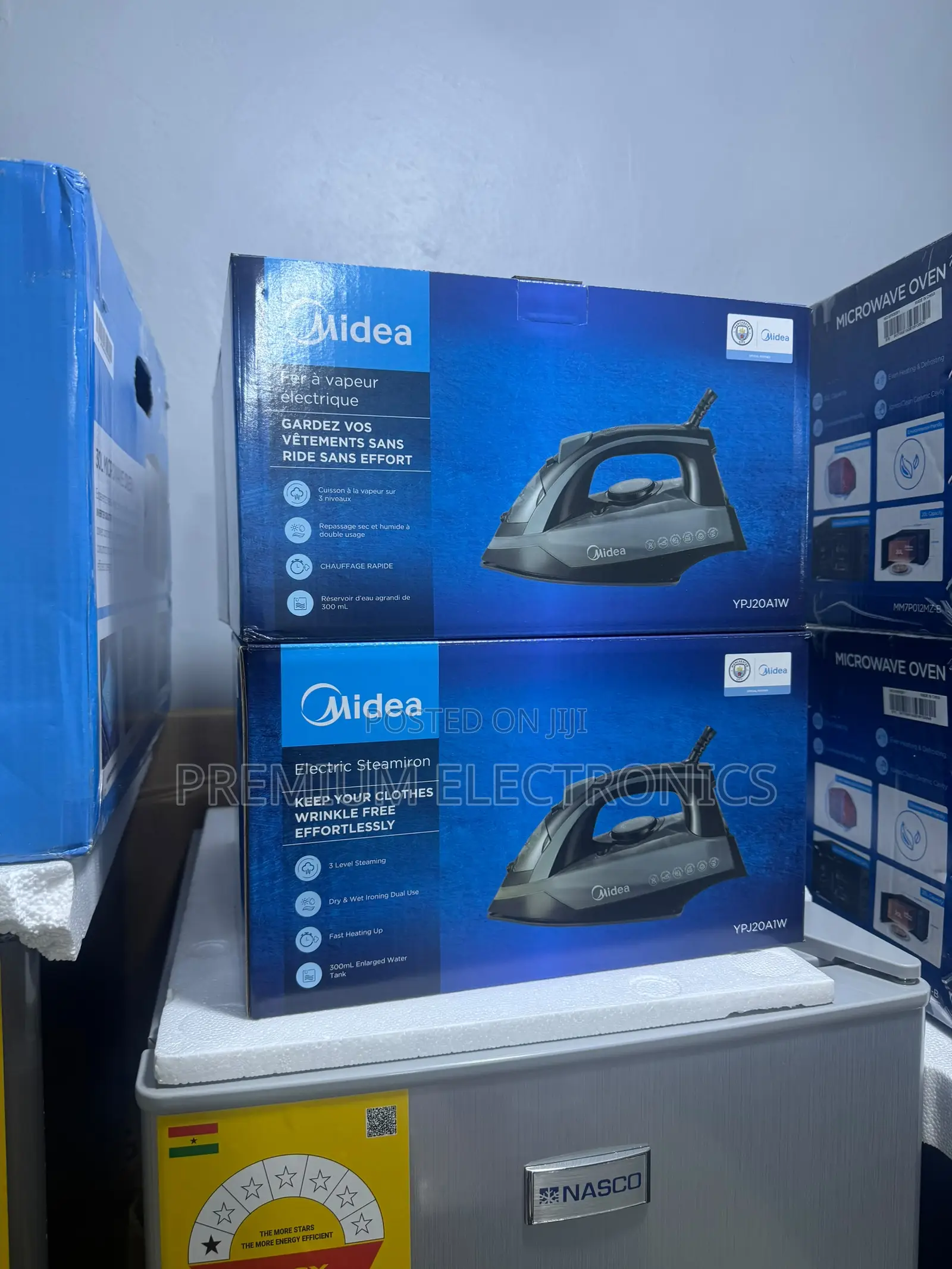Midea 2400w Dry Wet Steam Iron, 300 Ml, Ypj20a1w