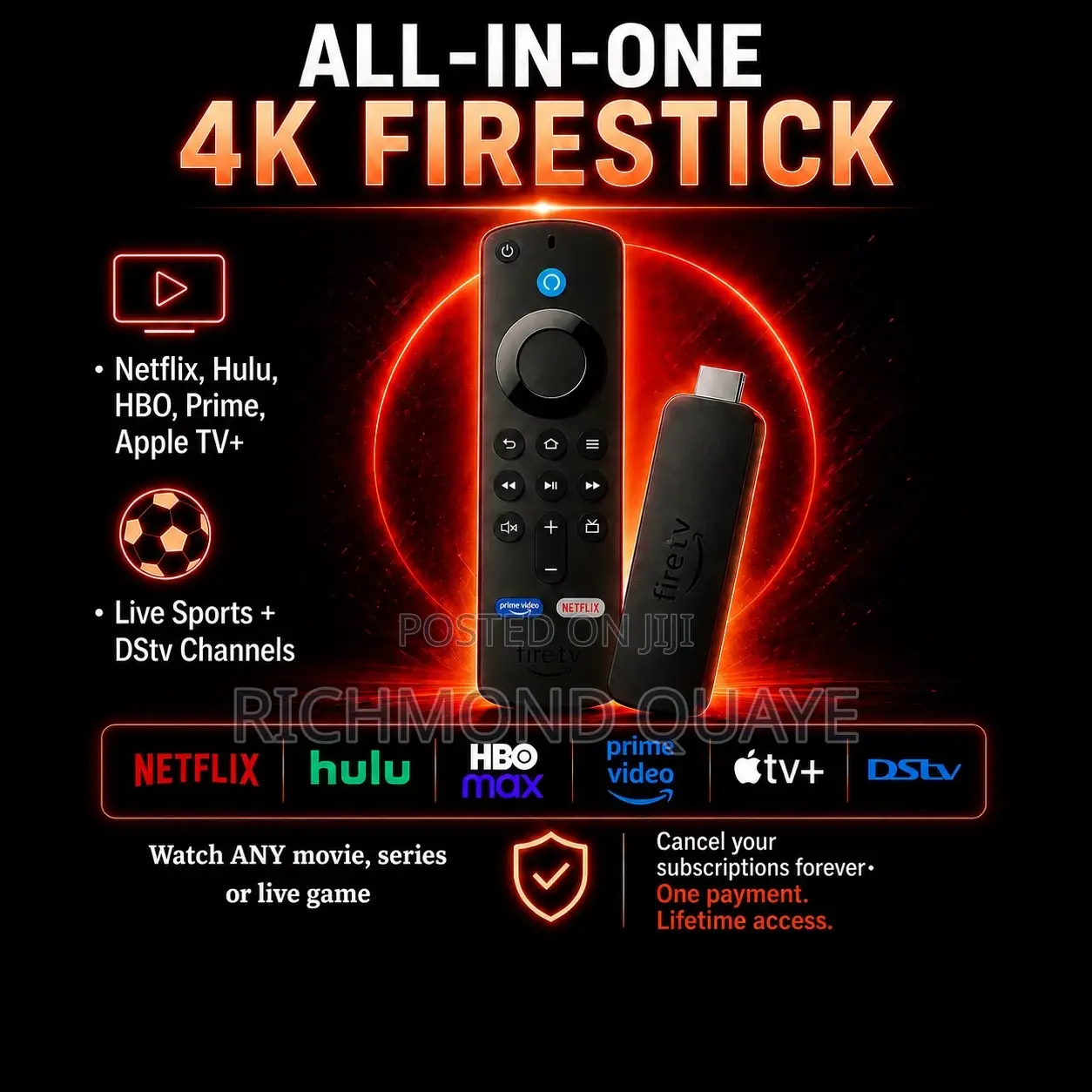 Fire Stick 4k – Movies, Sports & Entertainment Ready