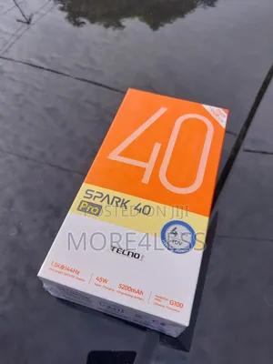 New Tecno Spark 40 Pro+ 256 GB Black