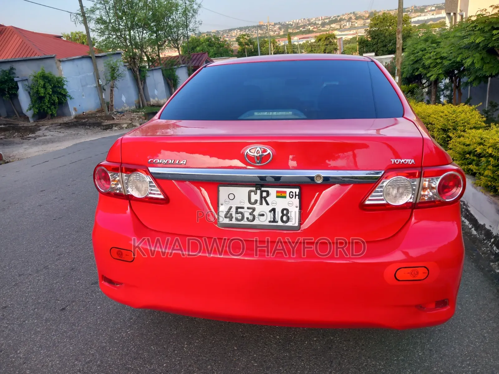 Toyota Corolla LE 4dr Sedan (1.8L 4cyl 4A) 2011 Red