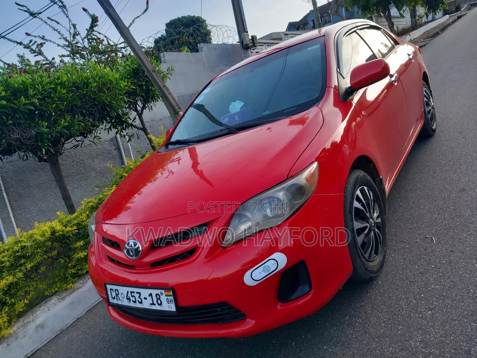 Toyota Corolla LE 4dr Sedan (1.8L 4cyl 4A) 2011 Red