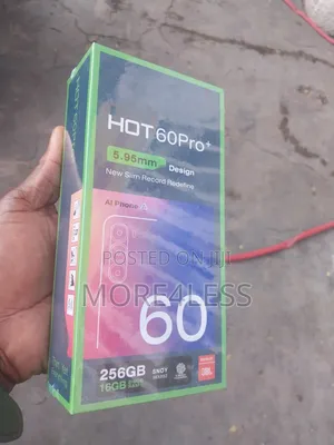 New Infinix Hot 60 Pro+ 256 GB Black