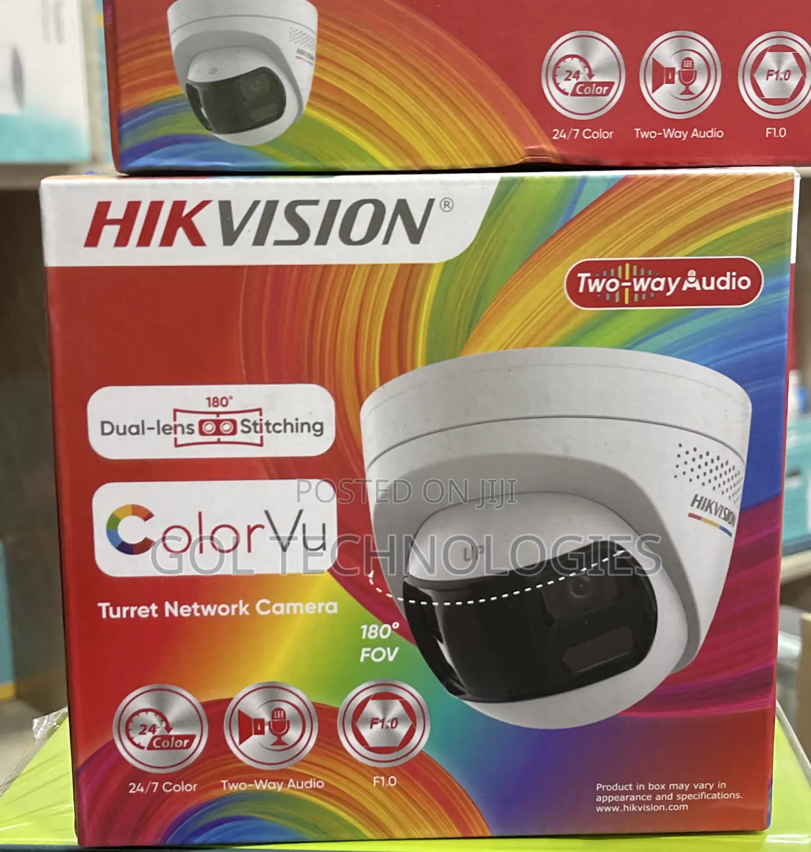 Hikvision Ds-2cd1367g2hp-Liuf/SRB Dual-Lens Stitching Turret Camera