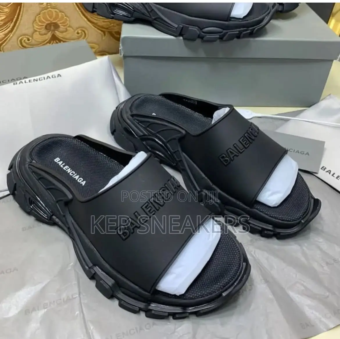 Balenciaga Track Slides Top Strap