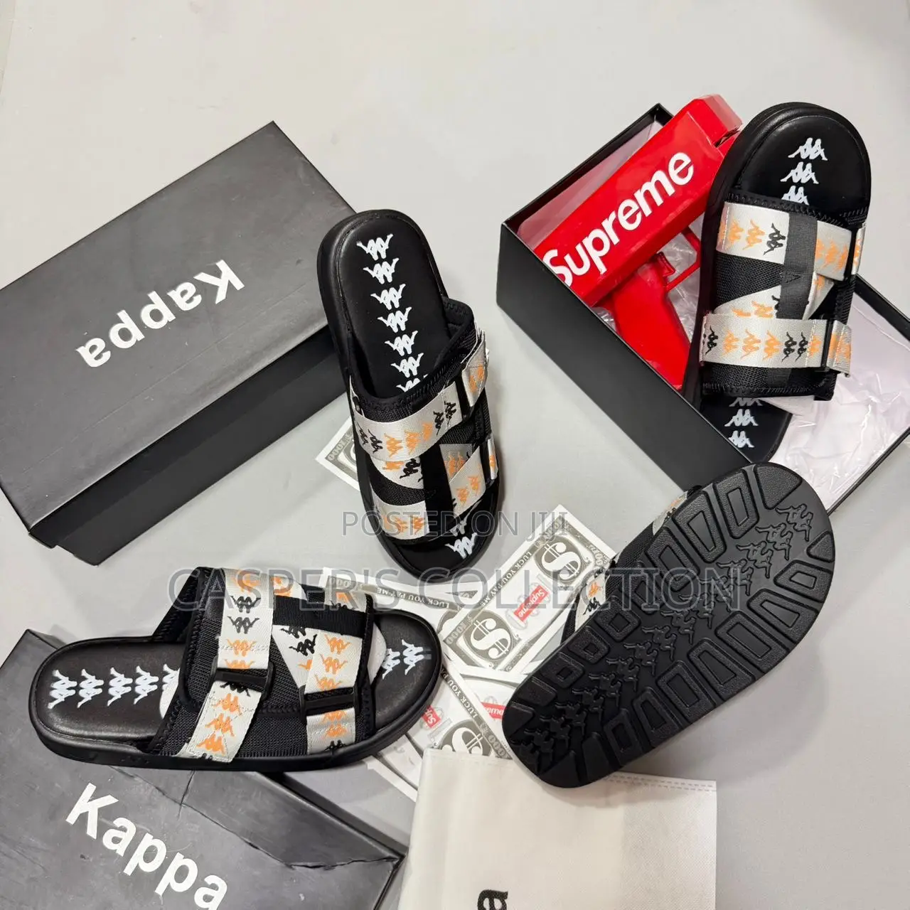 Kappa 222 Banda Mitel 1 Slide Sandals