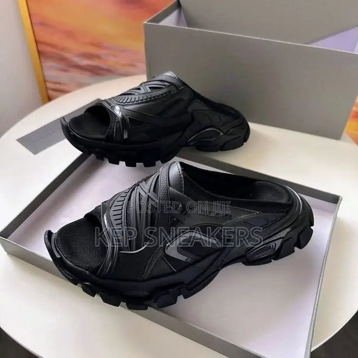 Balenciaga Track Slides Caged Mesh