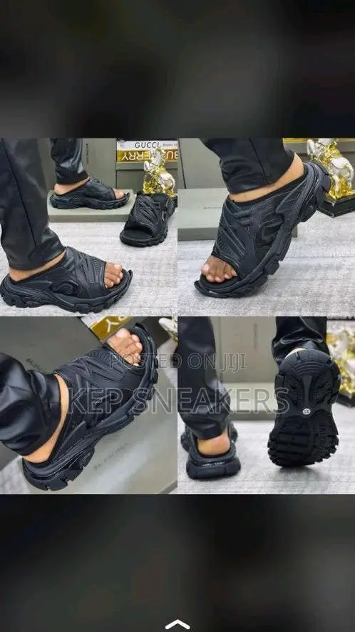 Balenciaga Track Slides Caged Mesh