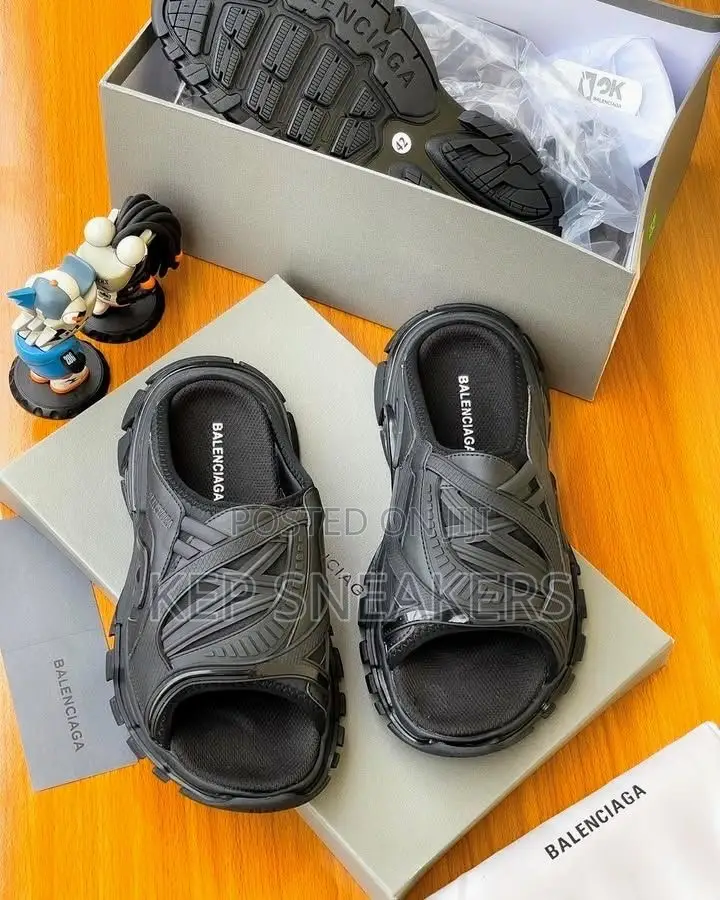 Balenciaga Track Slides Caged Mesh