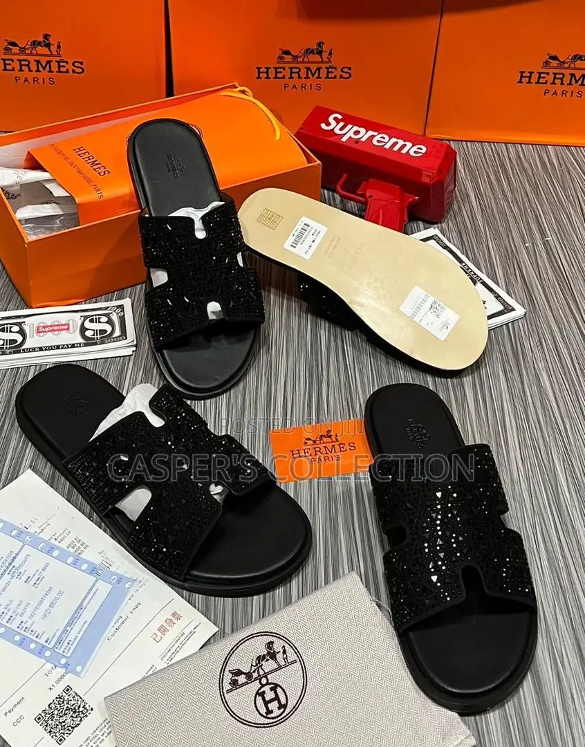 Hermès Oran Sandal With Rhinestones