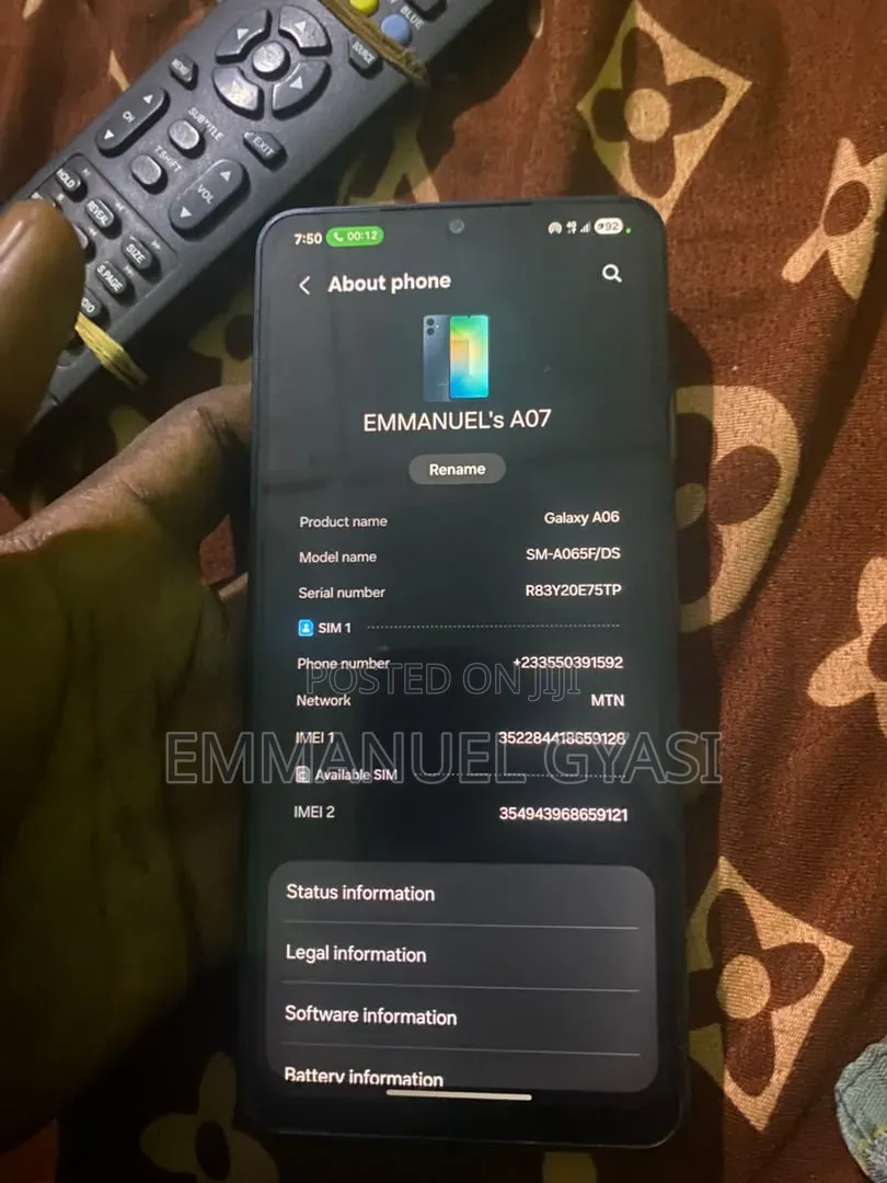 Samsung Galaxy A06 128 GB Gray