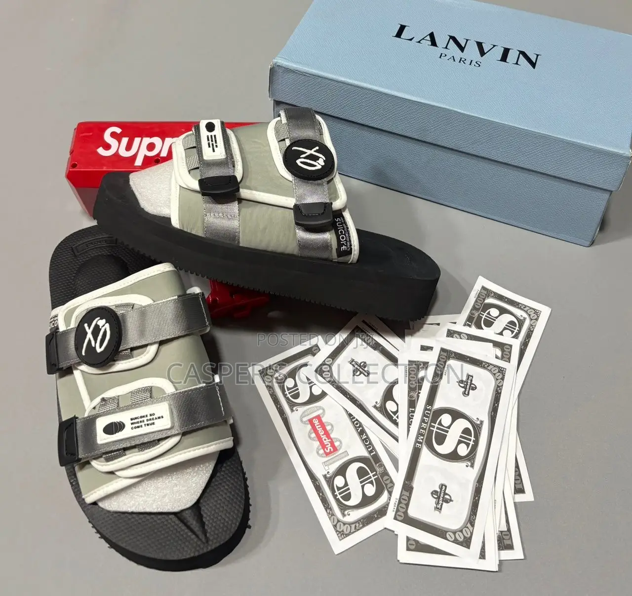 Suicoke X Xo Moto Slide Sandals