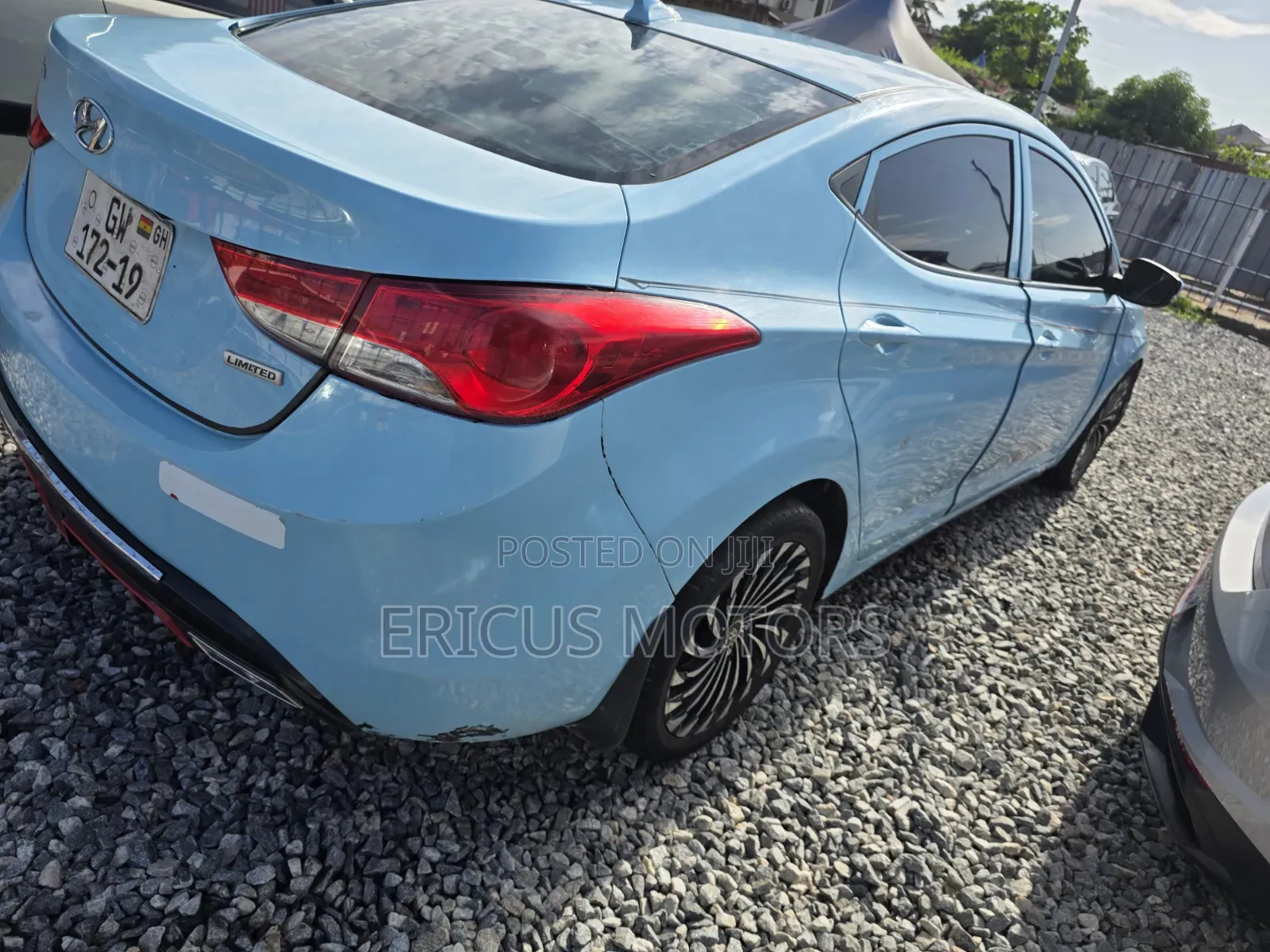 Hyundai Elantra Limited 2012 Blue