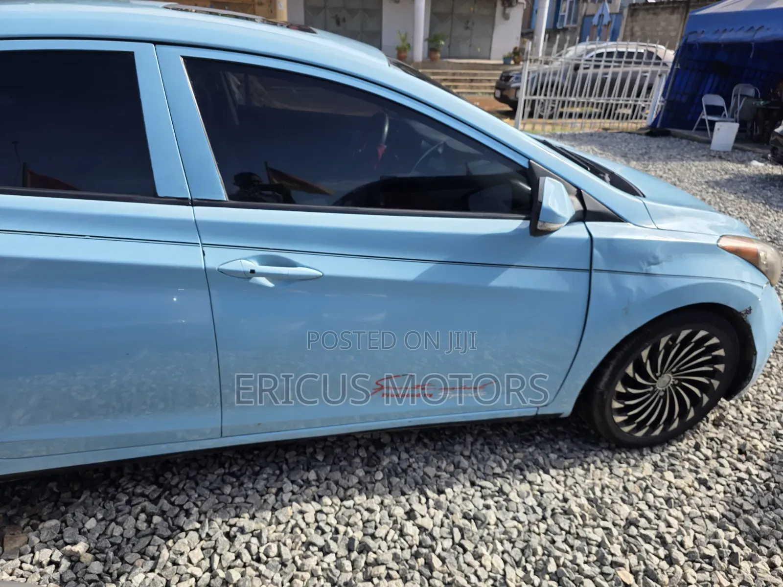 Hyundai Elantra Limited 2012 Blue