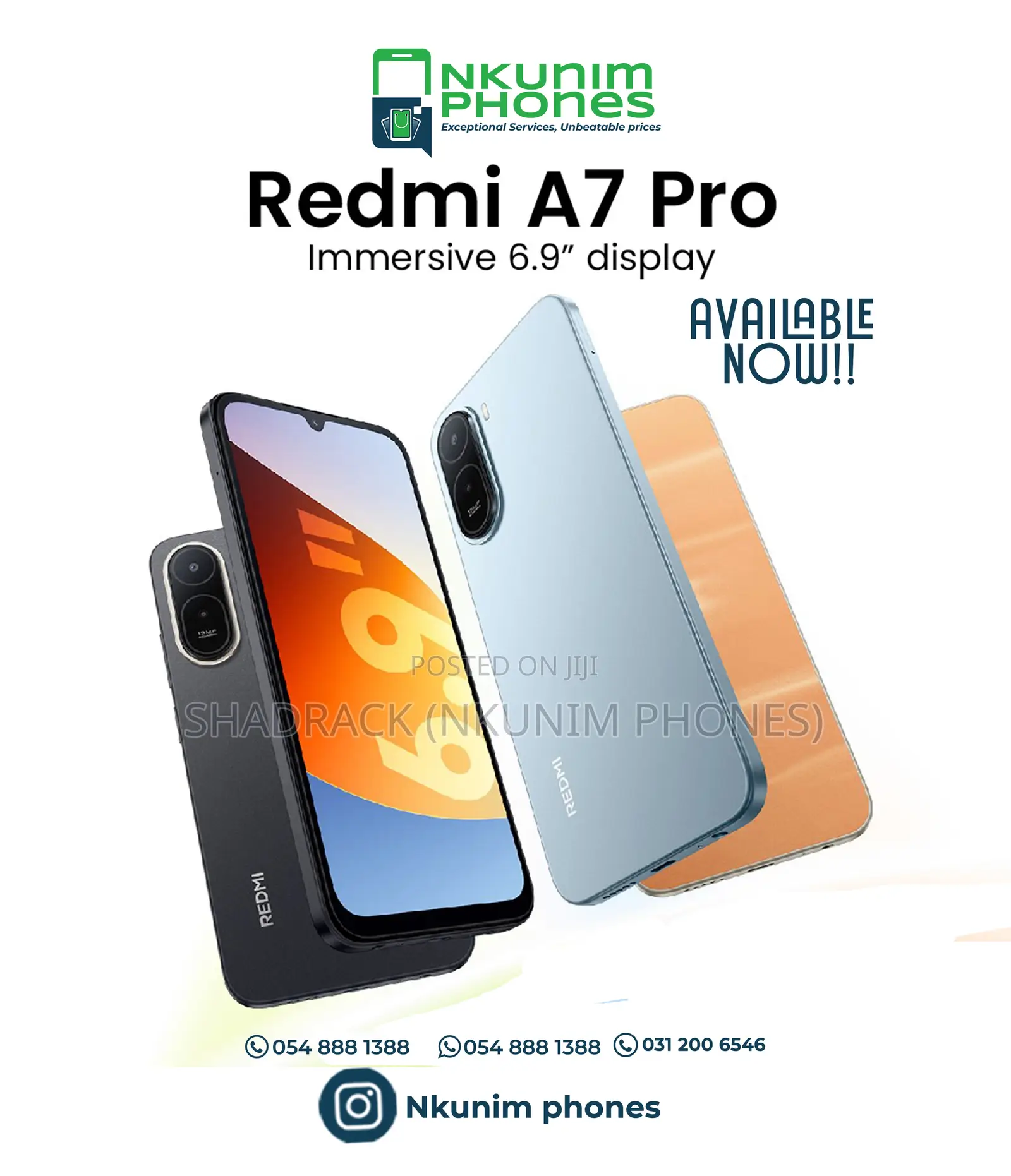 New Xiaomi Redmi A7 Pro 64 GB Blue