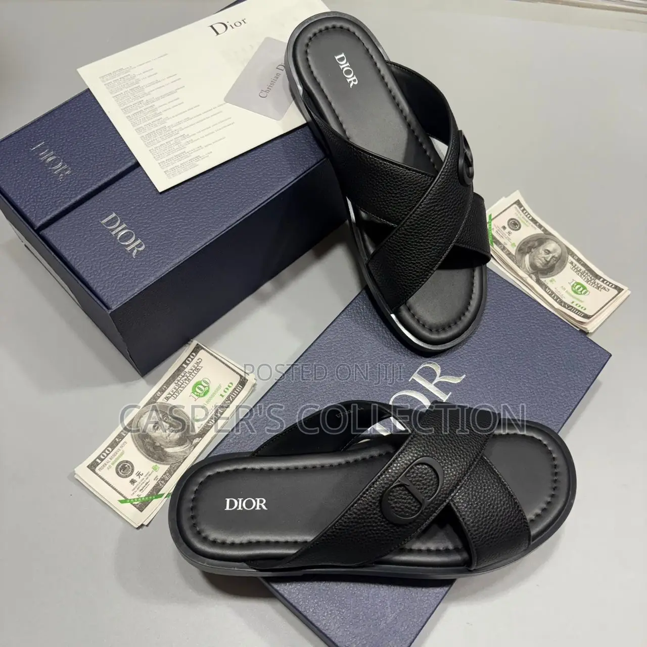 Dior Cd Icon Crisscross Sandals